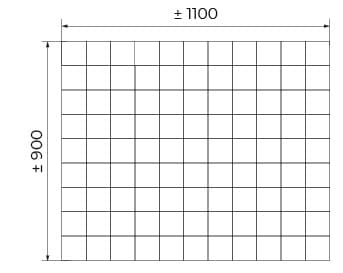 Брусчатка Stellard Квадрат 100х100х60 Колор микс Грей