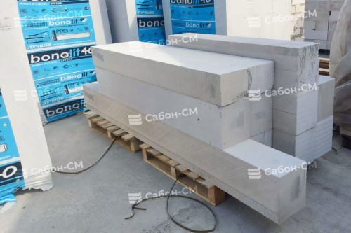 Газобетонные блоки Бонолит Дмитров D400 625х250х500 стеновые