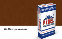 Цветная декоративная затирочная смесь Perel RL коричневая Зима