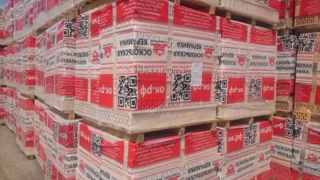 Облицовочный кирпич Старооскольский полуторный утолщенный 1,4 НФ Белый бархат